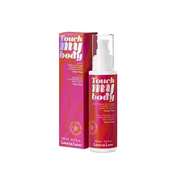 Масажний гель і змазка 2в1 Love To Love TOUCH MY BODY Ylang-Ylang (100 мл) зволожувальний - мініатюра 1