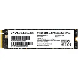 SSD накопичувач Prologix S380 512GB (PRO512GS380) [119331]