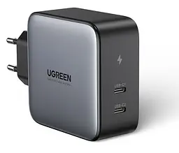Зарядний пристрій Ugreen CD254 100 W Smart Charger євровилка (50327)