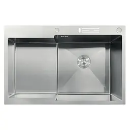 Кухонна мийка Mixxus MH7849R-HK Nano-Silver MX1937, Нержавіюча сталь