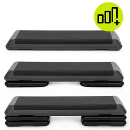 Степ-платформа 3-ступінчаста Actiget Pro 108 х 28.5 х 10-19.5 см ACT0121 Black/Grey - мініатюра 6