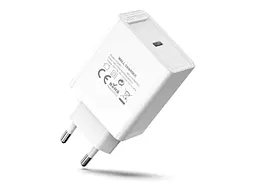 Мережевий зарядний пристрій Vention USB Type C + QC4.0 20 W White (FADW0-EU) - мініатюра 2