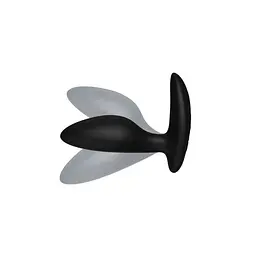 Анальна пробка з вібрацією We-Vibe Ditto+ Satin Black з пультом та керуванням з телефону - мініатюра 6
