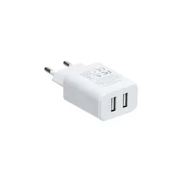 Мережевий зарядний пристрій 2USB Hoco C62A 2.1A White + USB Cable Type-C - мініатюра 2