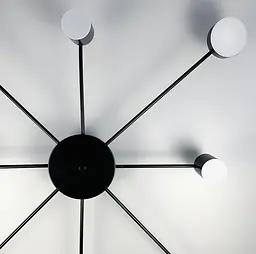 Стельовий LED світильник чорного кольору Line.F DE 34/8 BK - мініатюра 5