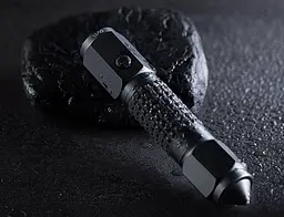 Автомобільний рятувальний мультитул XiaomiAnao A10 Car Safety Hammer Flashlight (Black) - мініатюра 3