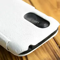 Чохол-книжка Melkco для Htc Desire V T328w/X T328e білий - мініатюра 2