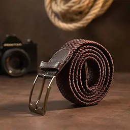 Чоловічий текстильний ремінь Vintage 115х3,4 см acs0018128 - мініатюра 6