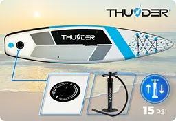 Надувна дошка SUP THUNDER MARIS 320 см з веслом - мініатюра 13