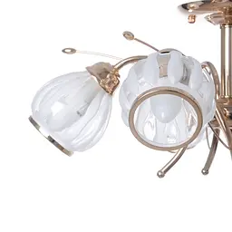 Люстра стельова Brille класична E14 40W G (LK-241C/5) - мініатюра 3