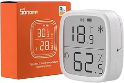 Датчик температури і вологості з дисплеєм SONOFF SNZB-02D Zigbee LCD Smart Temperature Humidity Sensor - мініатюра 5
