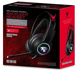 Гарнітура Varr VH8030 Headset USB 2X3.5 MIC RGB Black (VH8030) - мініатюра 6