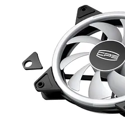 Комплект вентиляторів PcCooler F3 T120 ARGB BK 3-Pack (F3 T120 ARGB 3 in 1 Black) - мініатюра 3