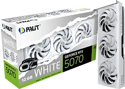 Відеокарта GeForce RTX 5070 12GB Palit White OC (NE75070U19K9-GB2050W)