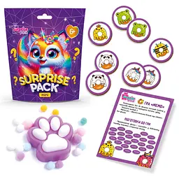 Ігровий набір-сюрприз "Surprise Pack Mini 3" Vladi Toys VT8040-03 настільна гра та сквіш - мініатюра 2