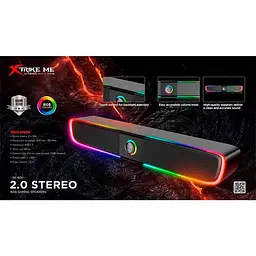 Колонка Xtrike Me SK-600 для ноутбука та комп'ютера з підсвіткою RGB - мініатюра 3