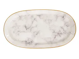 Набір блюд Alba ceramics Marble 3 шт. сірий (769-028) - мініатюра 3