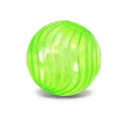 Дитячий м'яч Пострибунчик Диско PR2516Green, що світиться, 6,5 см