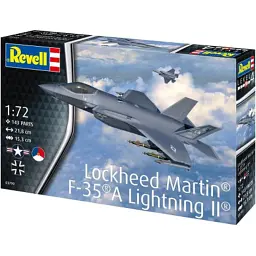 Збірна модель Revell Літак Lockheed Martin F-35A Lightning II, рівень 4, 1:72 (RVL-03799) - мініатюра 10