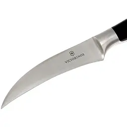 Кухонний ніж Victorinox Grand Maitre Shaping 8см изогн. з черн. ручкою у подар.упак. - мініатюра 4