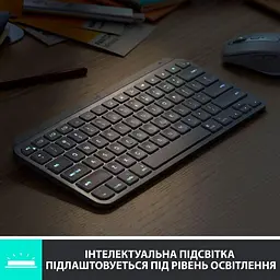 Клавіатура Logitech MX Keys Mini Wireless Illuminated Rose (920-010500) - мініатюра 4
