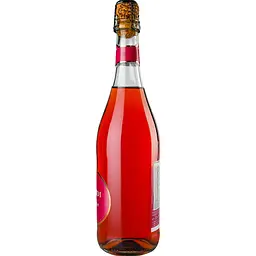 Вино ігристе Decordi Lambrusco Rosato Amabile, рожеве, напівсолодке, 8%, 0,75 л - мініатюра 3