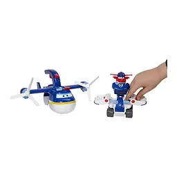 Ігровий набір Super Wings Supercharge 2-in-1 Police Patroller 2в1 Поліцейський транспорт (EU740834) - мініатюра 7