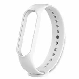 Ремінець силіконовий для Xiaomi MI Band 5 [White] [48701] - мініатюра 2