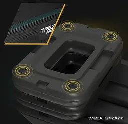 Степ платформа Trex Sport TX-038PAS до аеробіки 3-рівнева чорна - мініатюра 11
