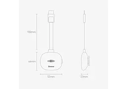 HDMI адаптер Baseus Meteorite Shimmer Wireless Display Adapter - мініатюра 6