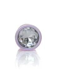 Анальна пробка - Jewellery Pearl Pink Plug Clear M - мініатюра 4