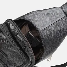 Чоловічий рюкзак Keizer K1086bl-black 31х17х5.5 см Чорний - мініатюра 6