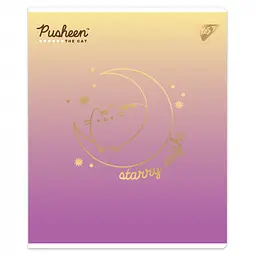Набір зошитів для записів А5 Yes Goldstar Pusheen 12 аркушів в косу лінію 10 шт. (767500) - мініатюра 3