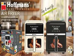 Аерофритюрниця Hoffmans HM-789 6,5 л • Сенсорний аерогриль-мультипіч Hoffmans 2000 Вт із 8 програмами приготування - мініатюра 2
