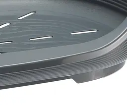 Пластиковий лежак для собак і котів Ferplast Siesta Deluxe 4 сірий 61,5×45×21,5 см 70204947 - мініатюра 5