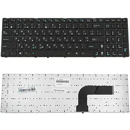 Клавіатура для ноутбука ASUS (A52 K52 X54 N53 N61 N73 N90 P53 X54 X55 X61) ukr чорний (K52 version)