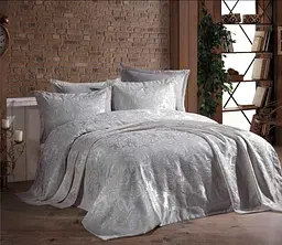 Покривало з наволочками Gul Grey 240 x 260 см Gardines pbe0051056 - мініатюра 1