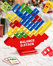 Настільна гра Балансир Balance Stack 64 блоки  - мініатюра 3