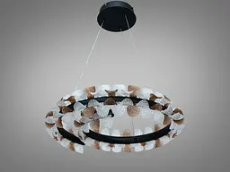 Сучасна підвісна LED люстра Diasha MD2511/600BK чорна 86W з пультом - мініатюра 4