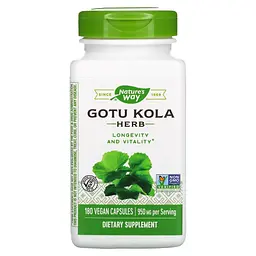 Готу Кола (Центела азіатська) Gotu Kola Herb - 180 вег. капсул