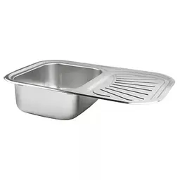 Кухонна мийка Satin 750x490x180 мм + сифон Wezer 7549(0.8)D, Decor - мініатюра 2