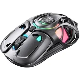 Комп'ютерна мишка Onikuma бездротова ігрова DM-02 Pro з 3 режими підключення Bluetooth / 2.4G / Type-C акумуляторна RGB підсвітка для ПК