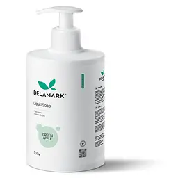 Мило рідке DeLaMark косметичне Зелене яблуко 500 мл 4820152330833