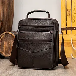 Чоловіча шкіряна сумка Vintage 24,5х20х8,5 см sum0012800 - мініатюра 4
