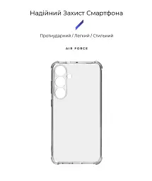 Чохол ArmorStandart Air Force для Samsung S24 Plus Camera cover Clear - мініатюра 2