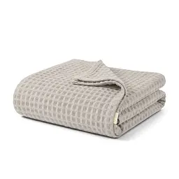 Плед-покривало Cosas Greek Waffle Bronze вафельне 75х95 см (Blanket_35Bronze_GreekWaffle_75x95)