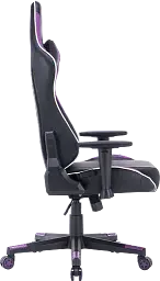 Геймерське крісло GT Racer чорне з фіолетовим (X-2528 Black/Purple) - мініатюра 3