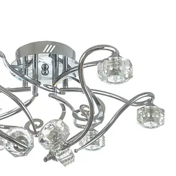 Люстра стельова Brille галогенна G4 20W CH (BR-585C/9) - мініатюра 2