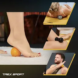 Набір масажних м'ячів Trex Sport TX-003MSB 3в1 для йоги та фітнесу PVC - мініатюра 15