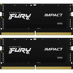 Модуль пам'яті DDR5 Kingston FURY Impact 2x32GB 5600MHz (KF556S40IBK2-64) [154335] - мініатюра 1